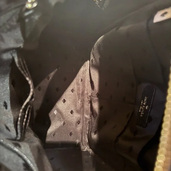 Kate Spade Black Textured Backpack - Picture 9 of 10